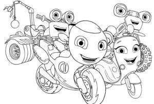 Ricky Zoom Coloring Pages | Coloring Pages for Kids