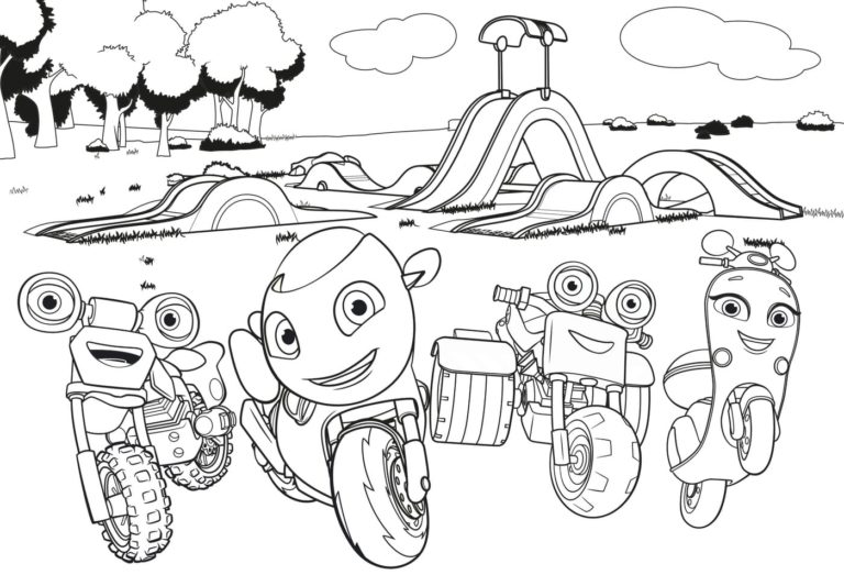 ricky zoom coloring pages coloring pages for kids