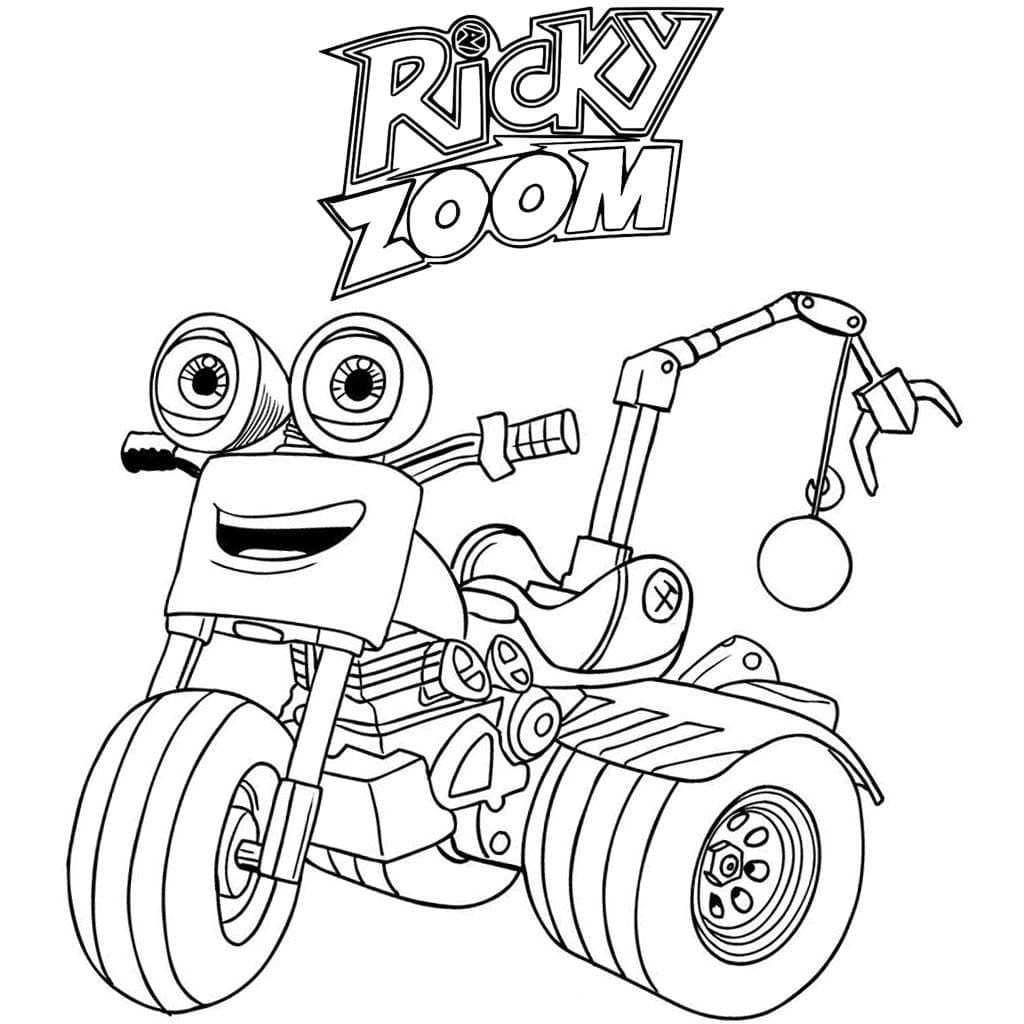 Coloriage Ricky Zoom