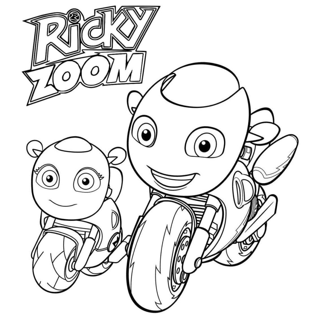 Coloriage Ricky Zoom