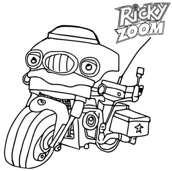 Coloriage Ricky Zoom  50 Coloriages pour enfants