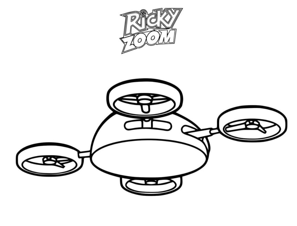 Coloriage Ricky Zoom