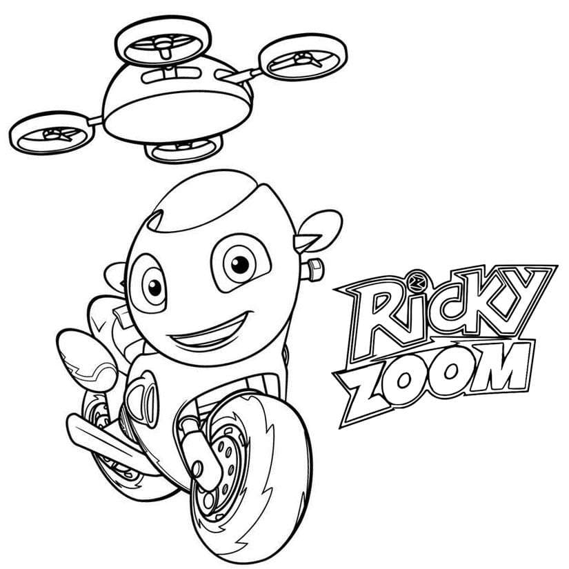 Dibujos de Ricky Zoom para colorear