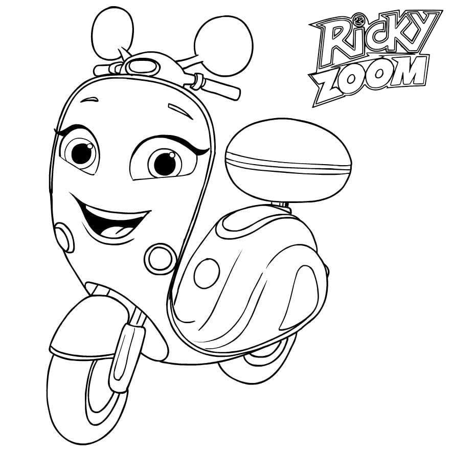 Desenhos de Ricky Zoom para colorir