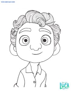 Luca Coloring Pages | 40 Free printable Coloring Pages