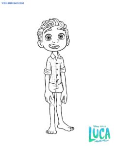 Luca Coloring Pages | 40 Free printable Coloring Pages