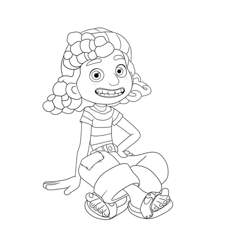 Luca Coloring Pages | 40 Free printable Coloring Pages