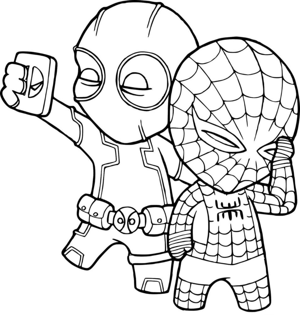 Deadpool Coloring Pages