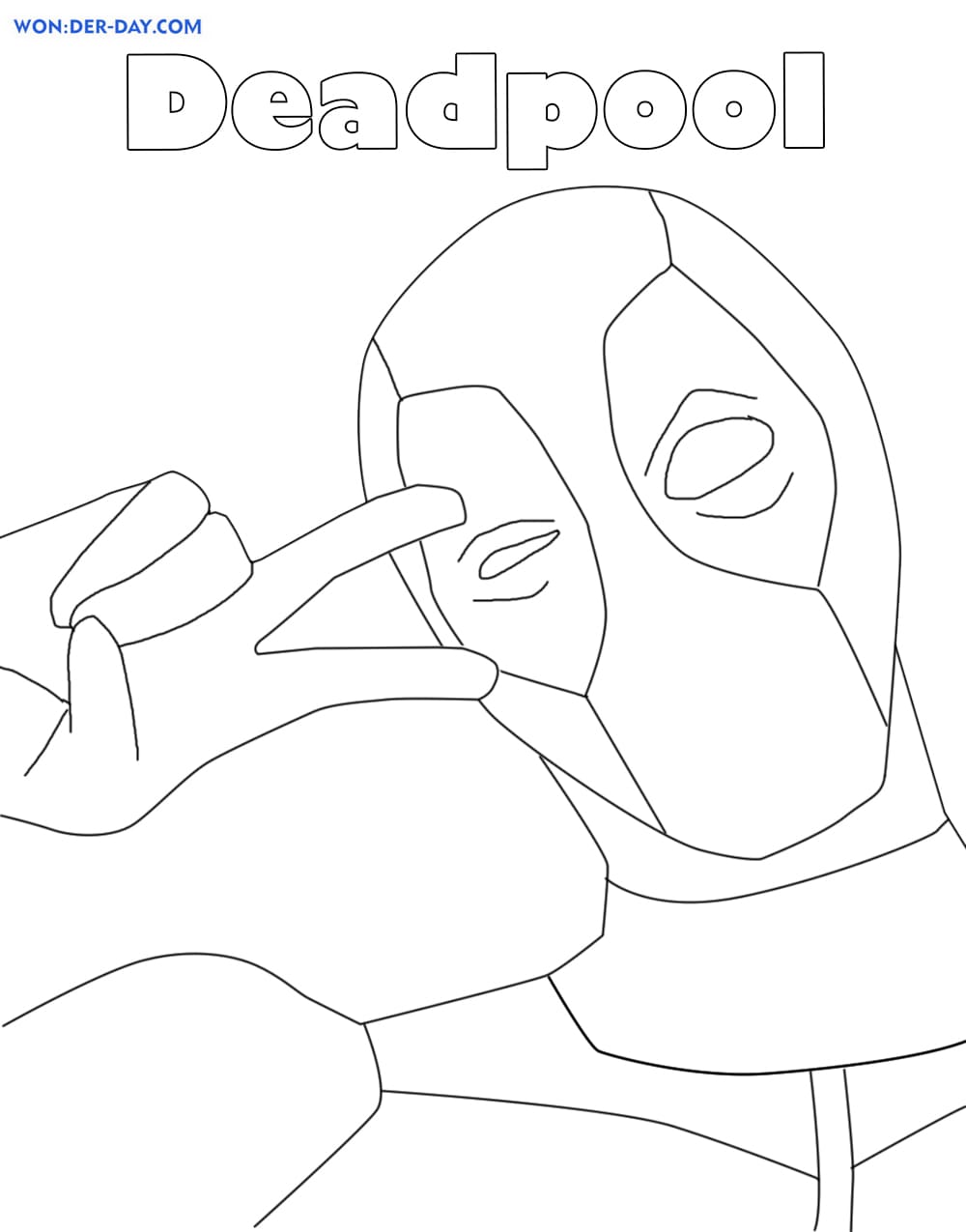 Dibujos de Deadpool para colorear | 90 Páginas para imprimir