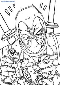 Deadpool Coloring Pages | 90 Printable Coloring Pages