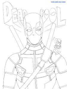 Deadpool Coloring Pages | 90 Printable Coloring Pages