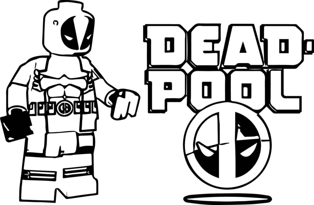 Dibujos de Deadpool para colorear