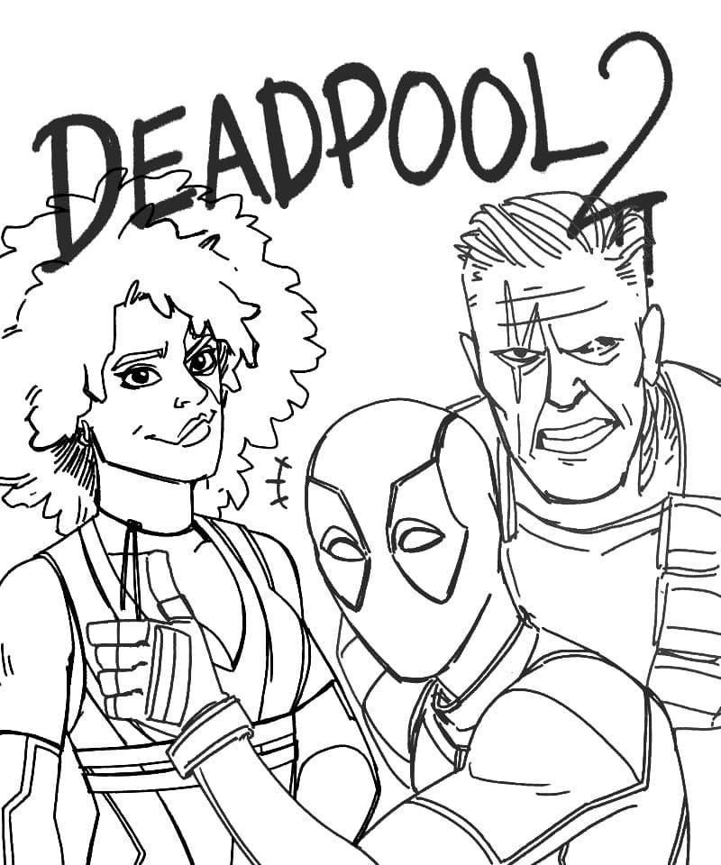 Coloriages Deadpool