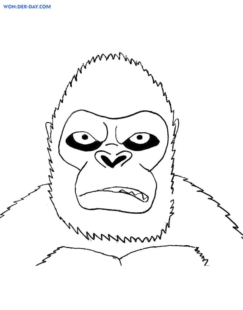 King Kong Coloring Pages