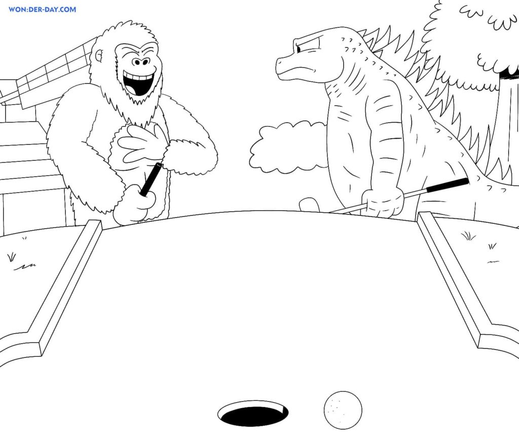 King Kong Coloring Pages