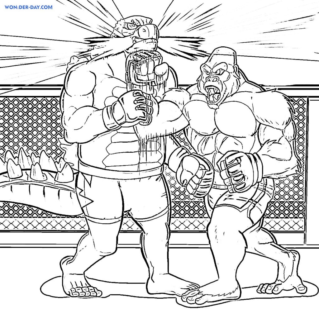 King Kong Coloring Pages