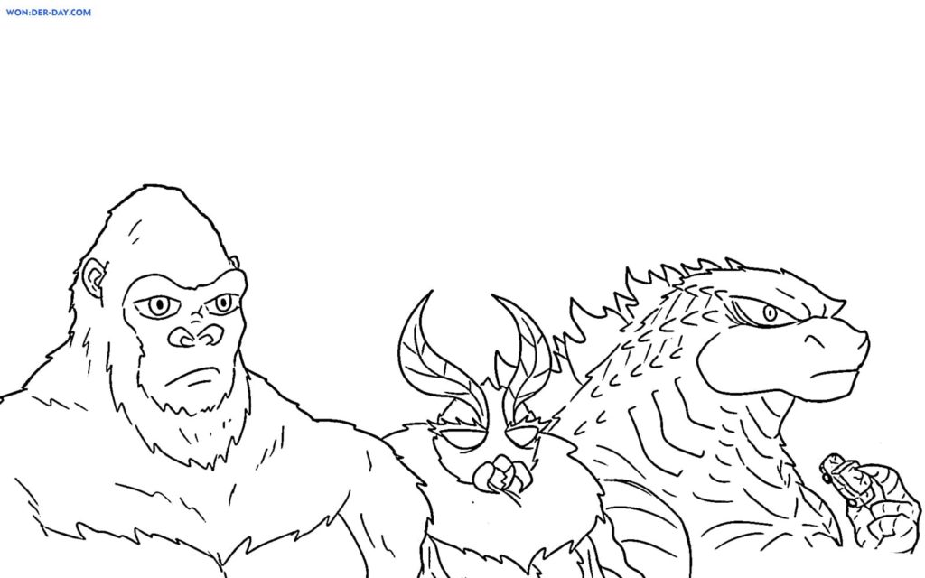 King Kong Coloring Pages