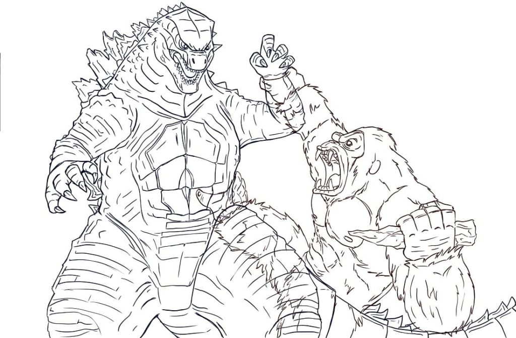 King Kong Coloring Pages