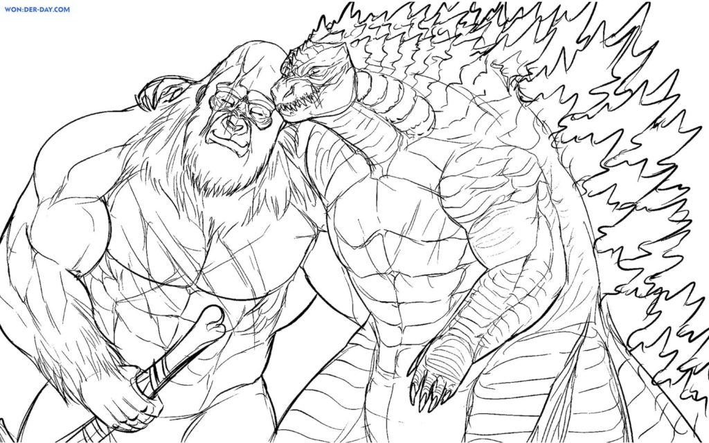 King Kong Coloring Pages