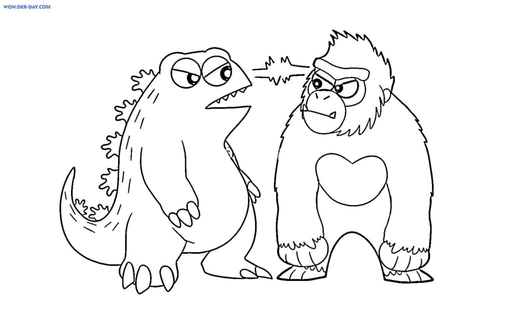 King Kong Coloring Pages