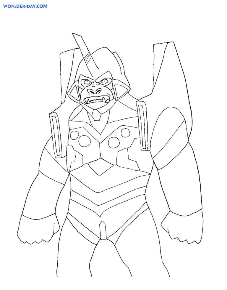King Kong Coloring Pages | Print and Color