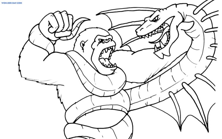 King Kong Coloring Pages | Print and Color