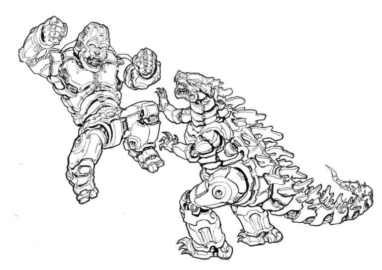 King Kong Coloring Pages | Print and Color