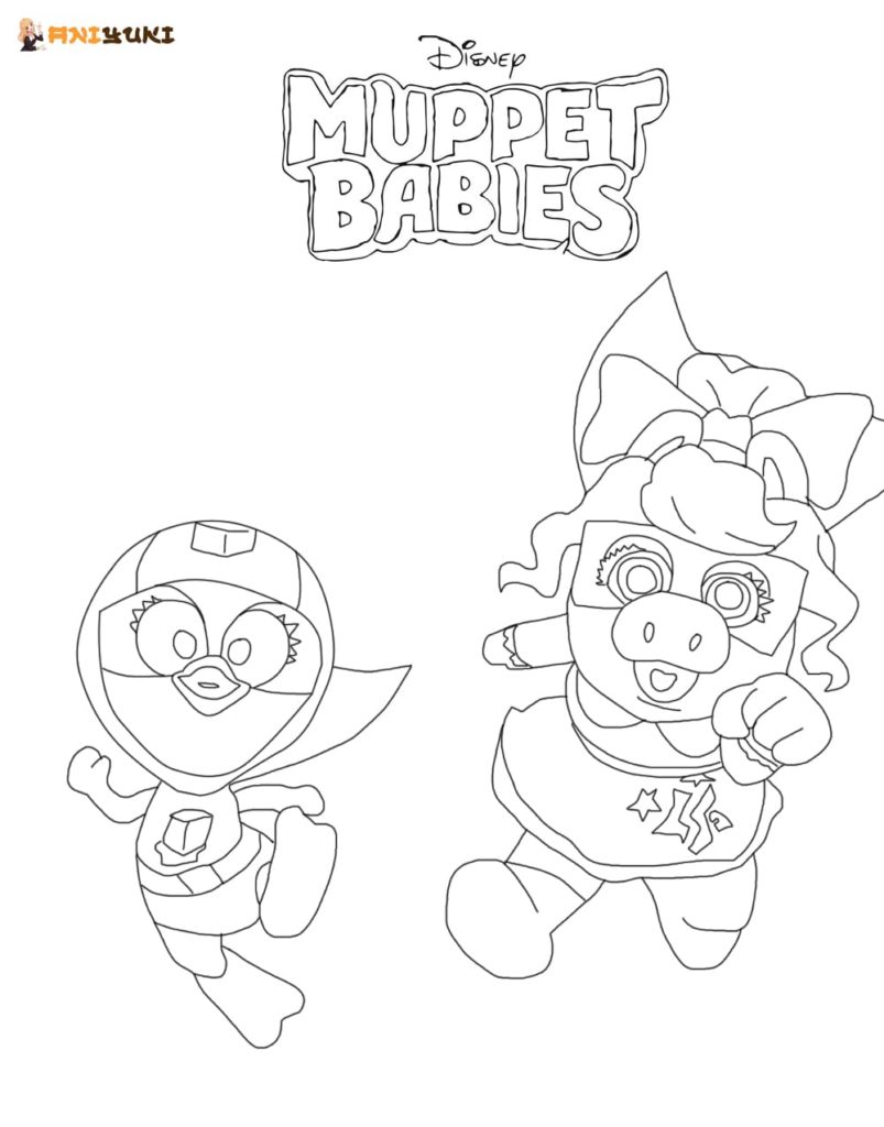 Coloriage Muppet Babies