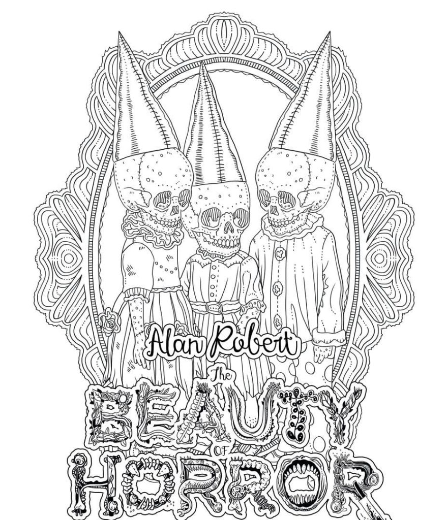 Scary Coloring Pages for Adults   Free Coloring Pages