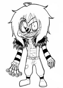 Creepypasta Coloring Pages | Free Coloring Pages