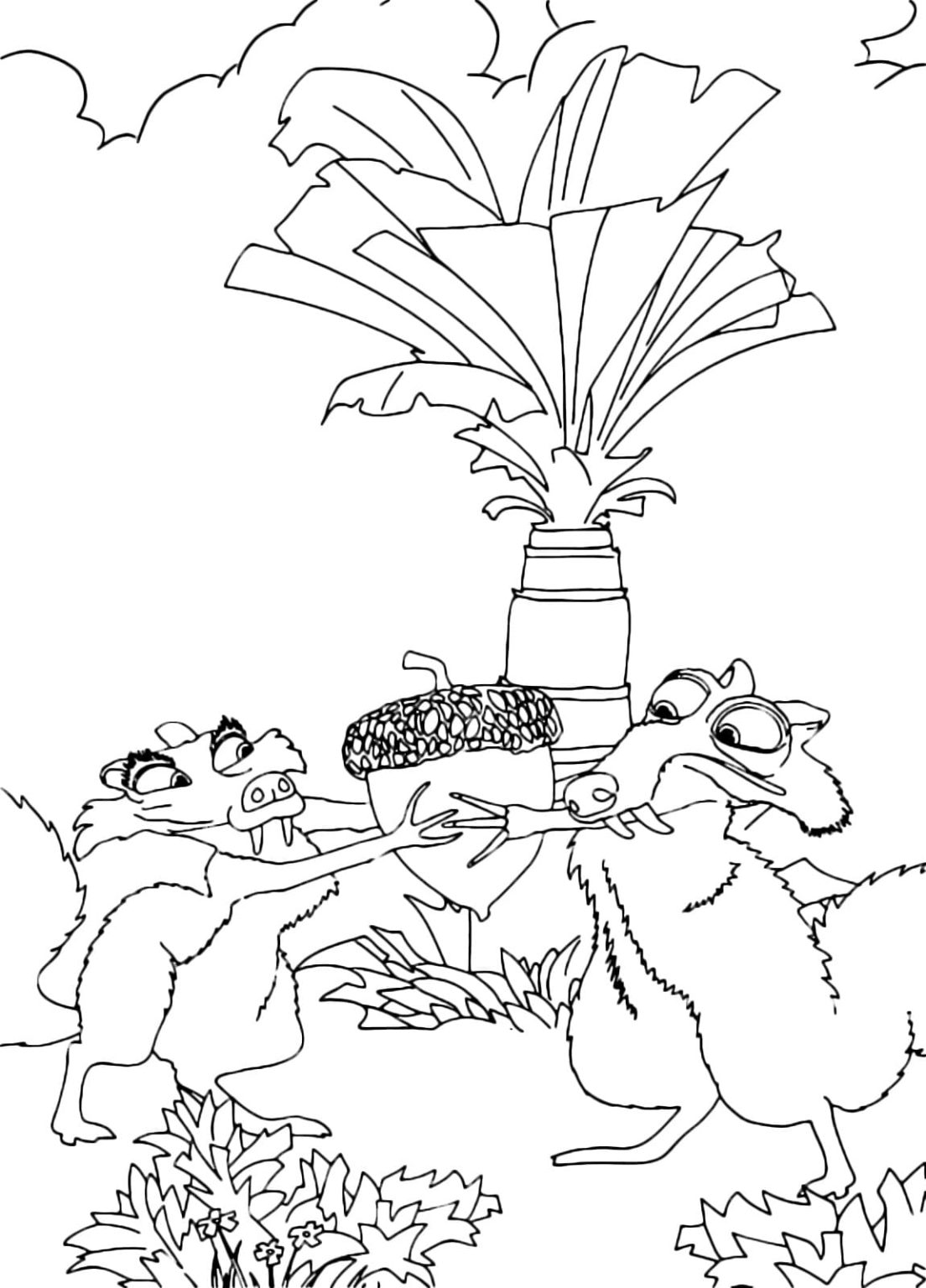 Ice Age Coloring Pages 