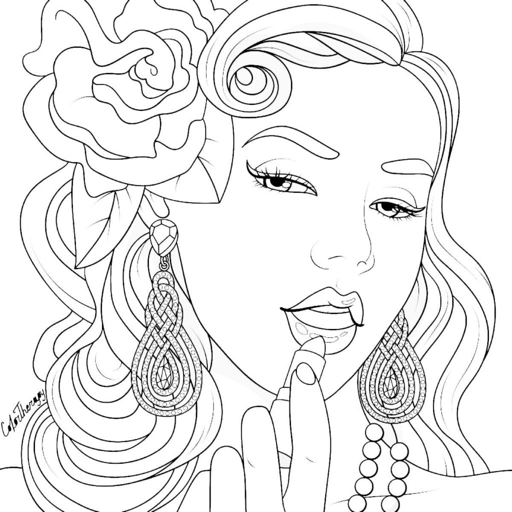 Coloriages Maquillage