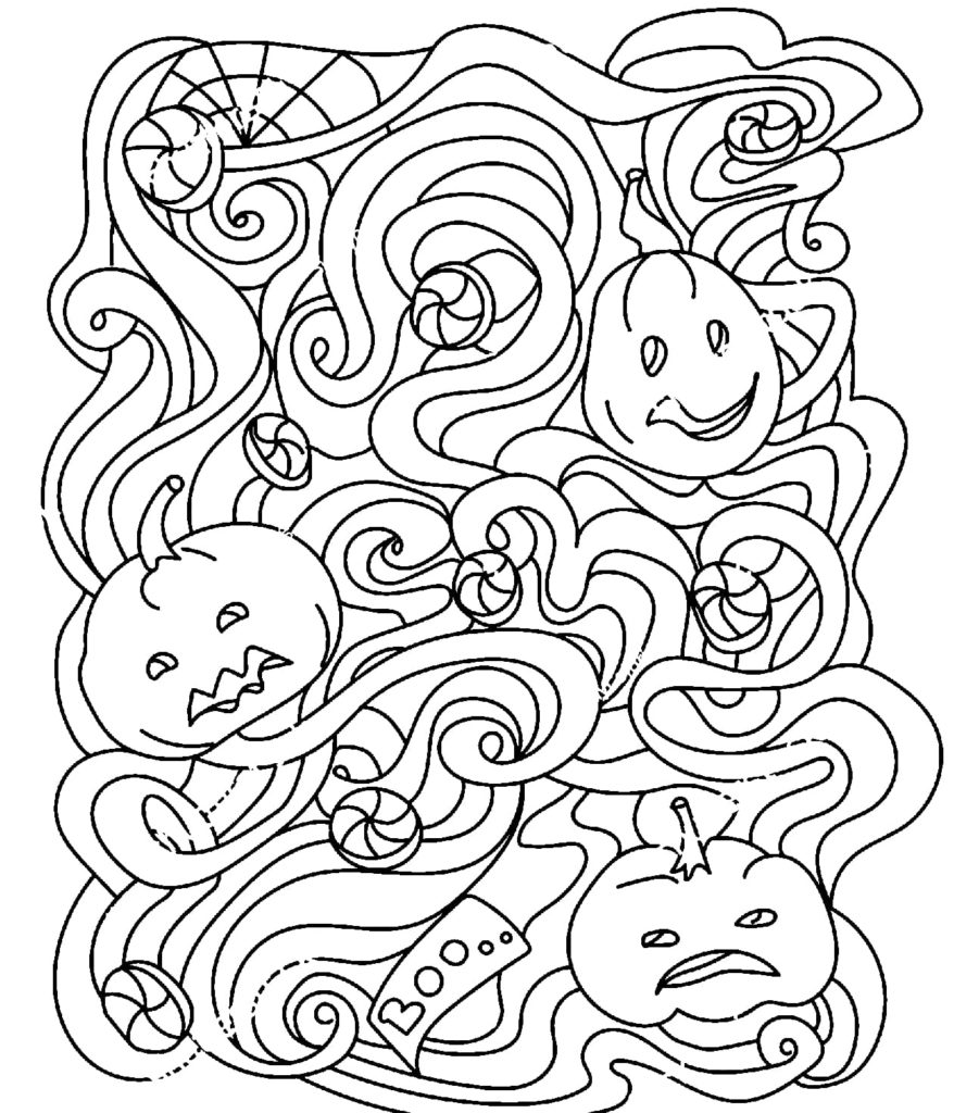 Desenhos De Abóbora para colorir