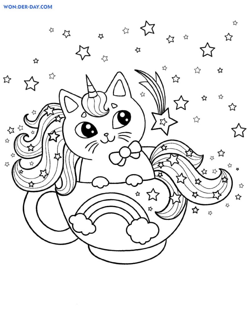 Coloring Pages Gacha Life. Print for free  WONDER DAY — Coloring pages for  children and adults