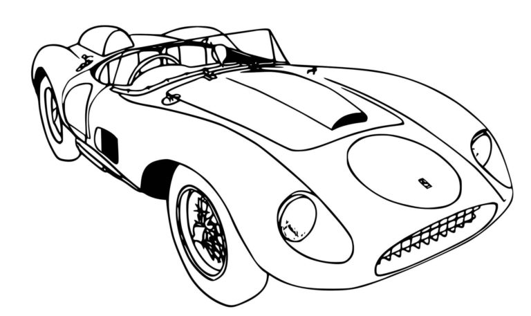 Ferrari coloring pages | Free printable coloring pages