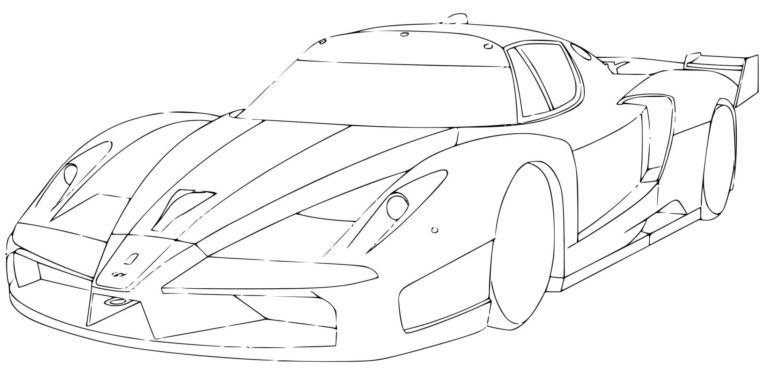 Ferrari coloring pages | Free printable coloring pages