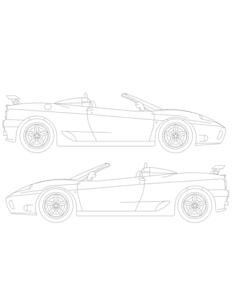 Disegni da colorare Ferrari
