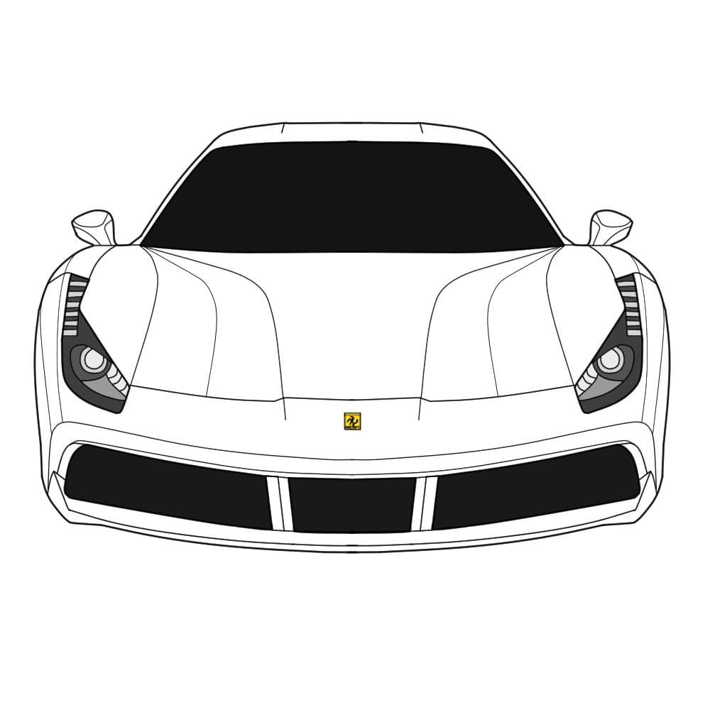 Ausmalbilder Ferrari