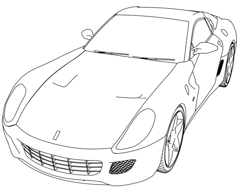 Ferrari coloring pages | Free printable coloring pages