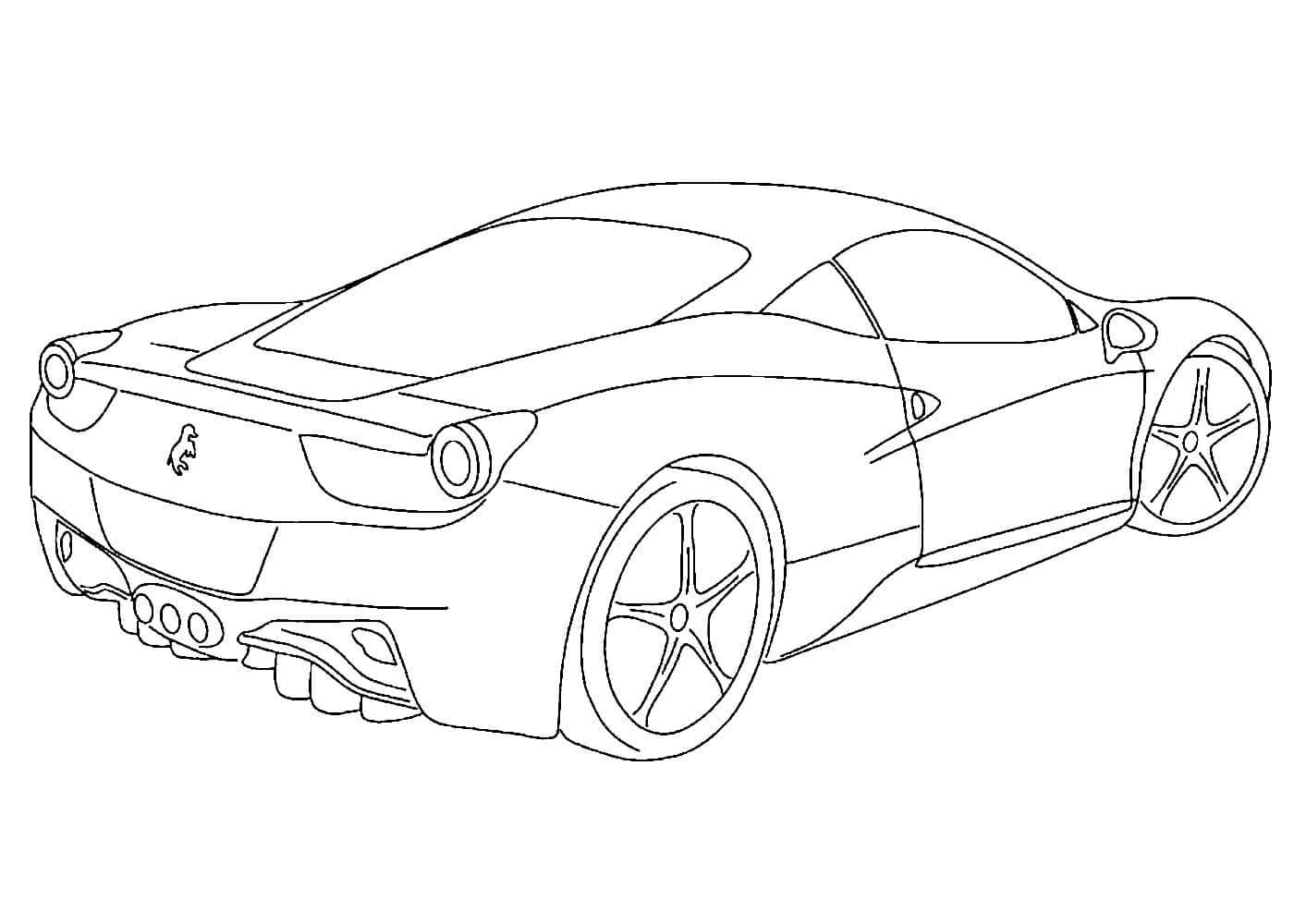 Disegni Da Colorare Auto Ferrari Best Immagini Coloring Book | My XXX ...