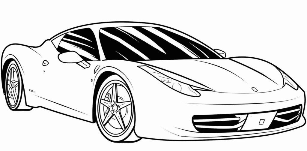Dibujos de Ferrari para colorear