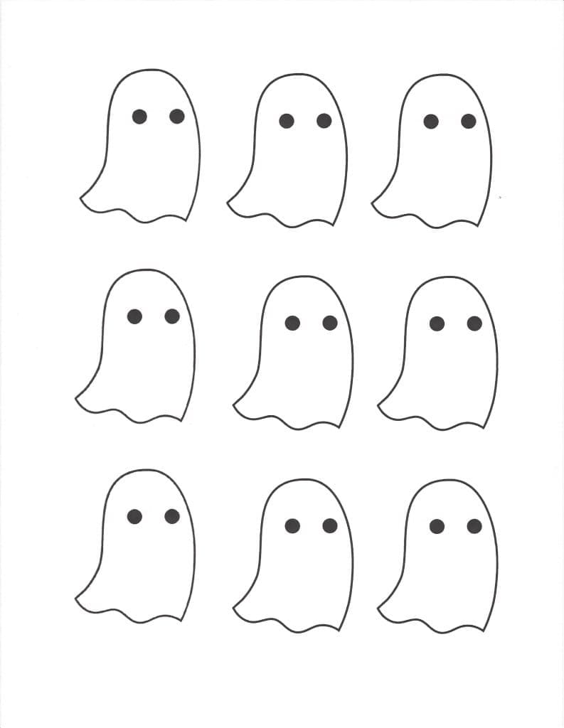 Desenhos de fantasmas para colorir