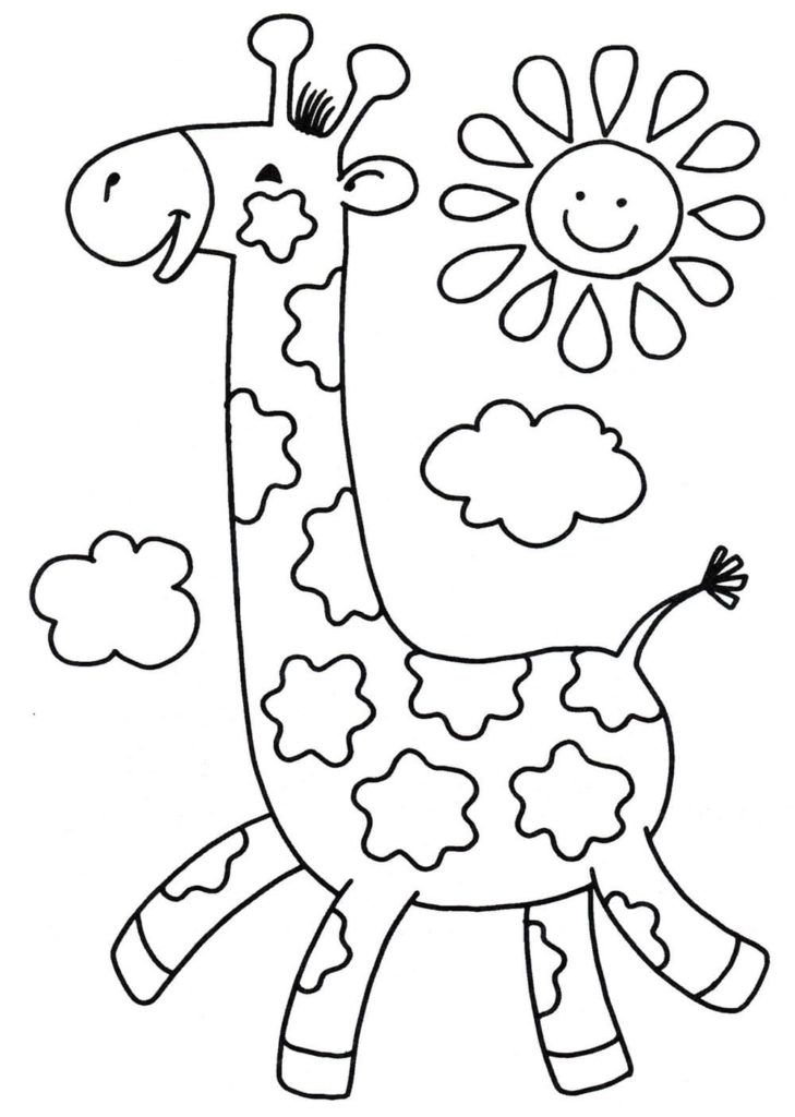 Disegni da colorare Giraffa