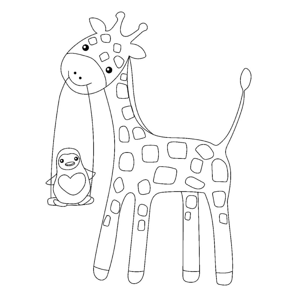 Giraffe Coloring Pages   20 Printable Coloring Pages
