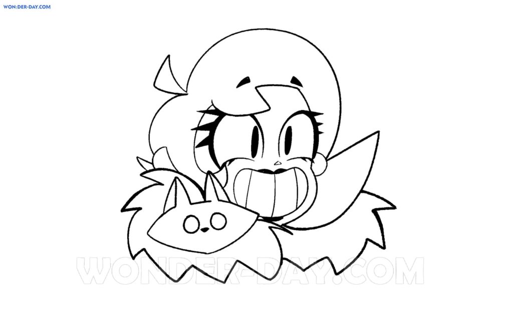 Lola Brawl Stars coloring pages