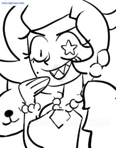 Lola Brawl Stars coloring pages | Free coloring pages