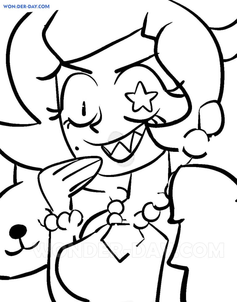 Lola Brawl Stars coloring pages | Free coloring pages