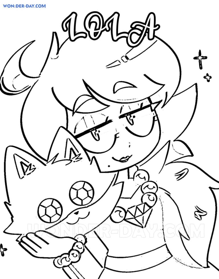 Lola Brawl Stars coloring pages | Free coloring pages