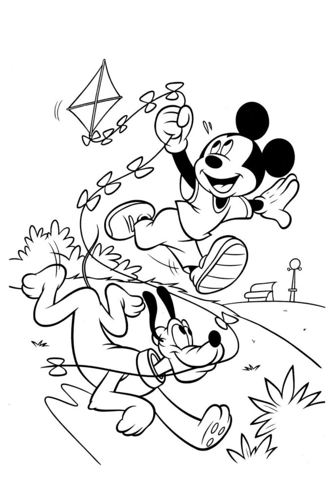 Coloriage Mickey Mouse