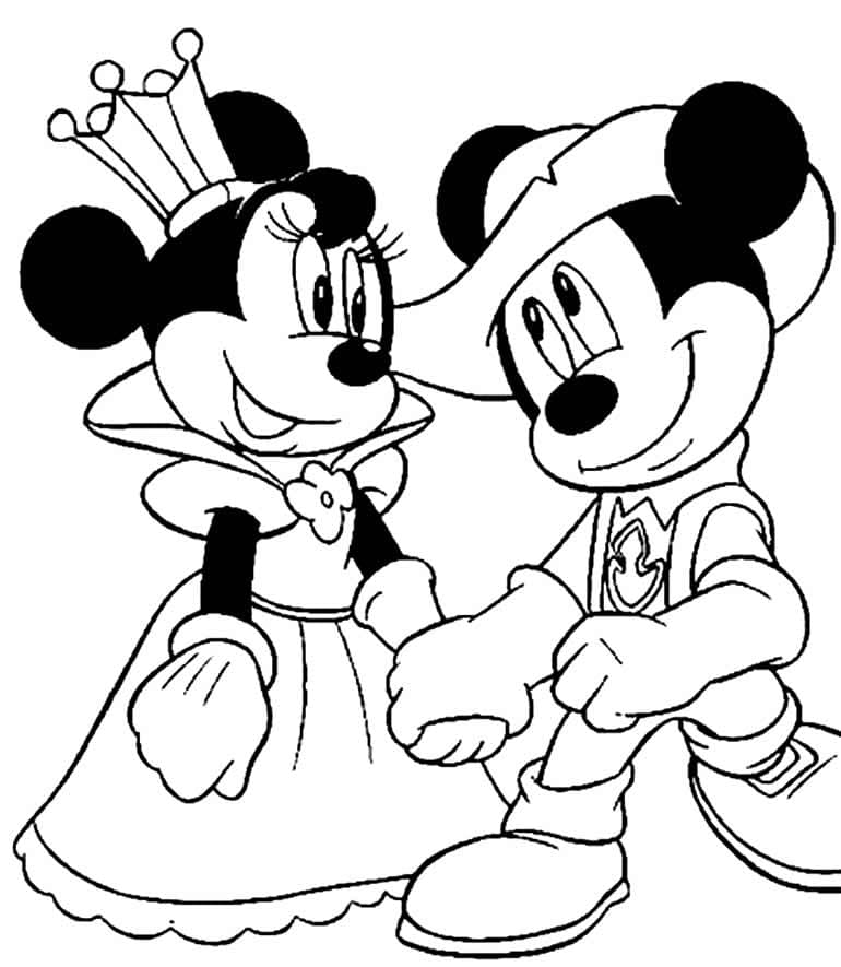 Dibujos de Mickey Mouse para colorear | Imprimir para niños
